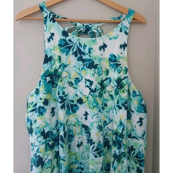 New Torrid Washable Gauze Halter Tiered Dress - Picture 2 of 12